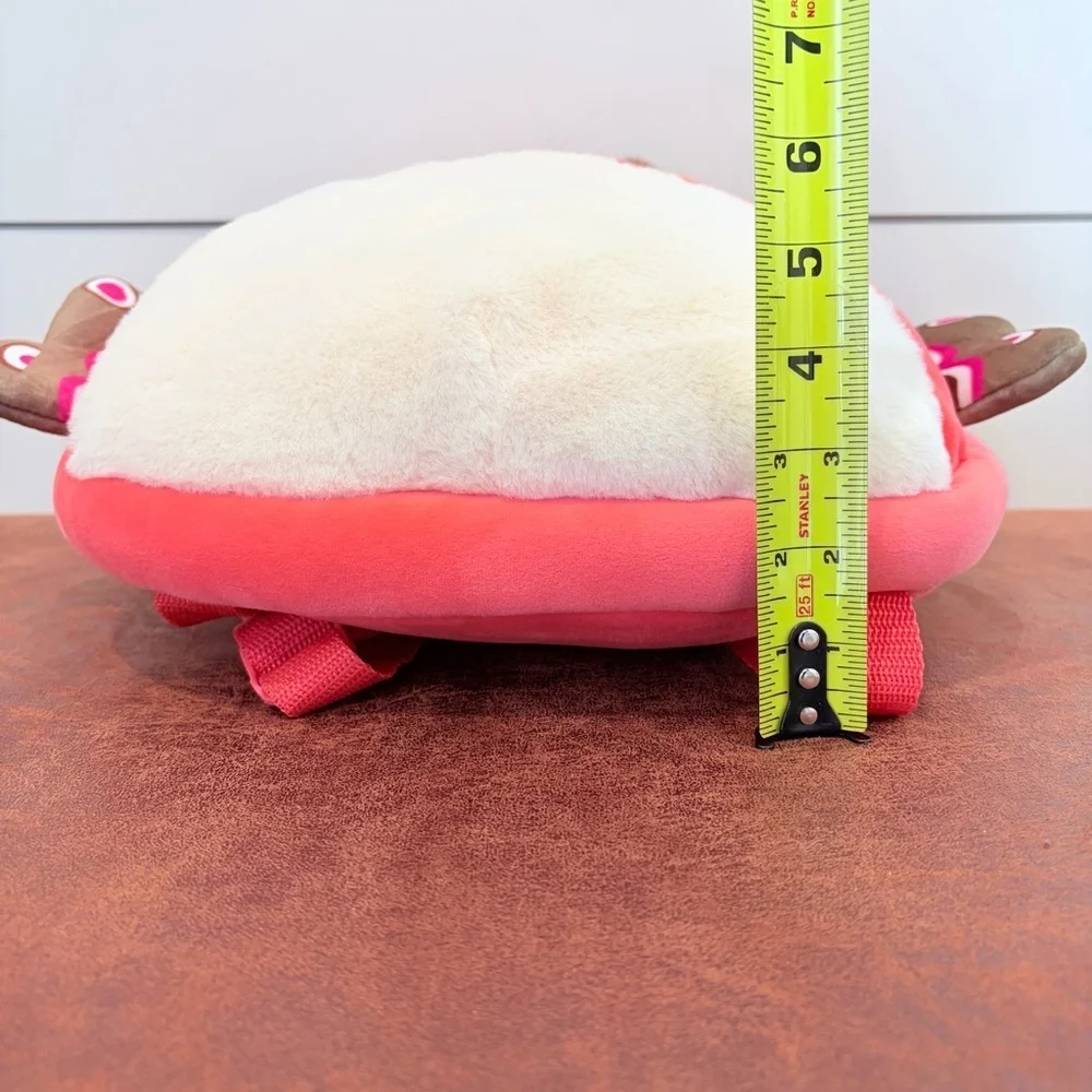 Squishmallows Mirren the Moth Plush Backpack Pink Kidcore Bag Soft Girl RARE